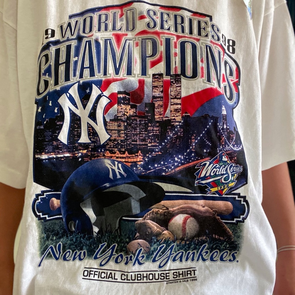 1998 World Series New York Yankees vintage tshirt